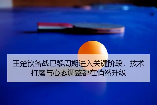 王楚钦备战巴黎周期进入关键阶段，技术打磨与心态调整都在悄然升级